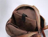 Sac à dos unisexe en cuir véritable fait à la main City Collection Fashionable Top Grade Daily Use