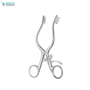 Rétracteur auto-retenant Mollison, pointe aiguë, 15,5 cm - Instruments chirurgicaux en acier inoxydable - Product Image 2