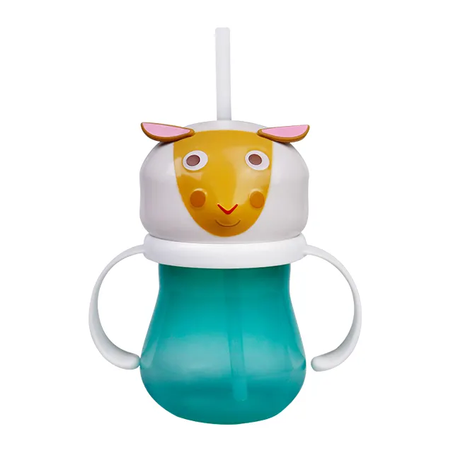 Plastic baby training sippy cup for toddler water bottle