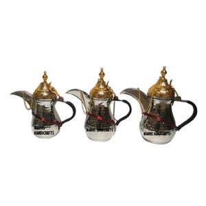 NEW DESIGN BRASS ARABIC DALLAH <b>TEA</b> COFFEE <b>POT</b> MANUFACTURER FROM INDIA COFFEE & <b>TEA</b> <b>SETS</b> EID DECOR RAMADAN 2022 GIVEAWAY GIFT UAE - Product Image 2