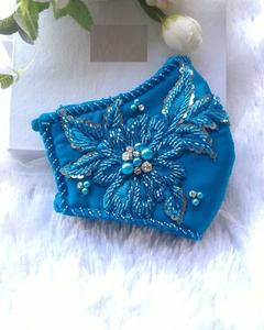 อุปกรณ์เสริมใบหน้าที่สวยงามได้รับการออกแบบใหม่2025พร้อมด้วยการปักลาย zardozi สำหรับงานแต่งงานและงานปาร์ตี้ - Product Image 1