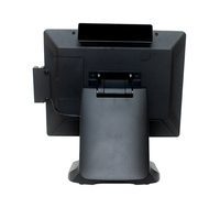 Sistema de punto de venta completo RS 606, pantalla dual de 15,6 pulgadas, todo en uno, pantalla táctil pos, precio/máquina terminal pos/caja registradora