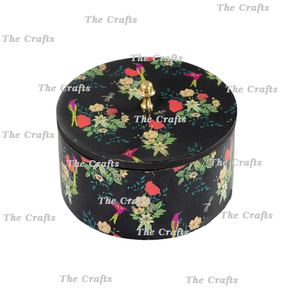 Set Of Two Different Sizes <b>Wooden</b> Chapati Container <b>Box</b> Premium Quality Round Shape Roti <b>Box</b> At Affordable Prices - Product Image 6