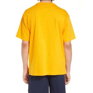 Urban Classics <b>Men's</b> Heavy Oversized <b>Yellow</b> T-<b>Shirt</b> Short Sleeve Pocket T-<b>Shirt</b> - Product Image 3