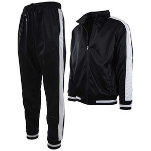 Ensemble survêtement de Sport pour homme, avec Logo personnalisé, pour Jogging, le football, 2 pièces - Product Image 1