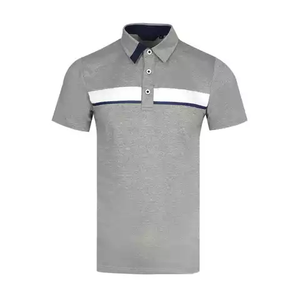 Polo Unisex de alta calidad con cuello en V, camiseta transpirable, tela antibolitas, antimanchas, de talla grande, informal, diseño informal sólido - Product Image 3