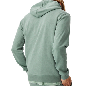 Wholesale Streetwear Gym Custom Pullover Sweatshirts Oversized green color pure cotton fleece - Product Image 3
