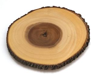 Natural Wood Slices Round Pine Wood Slabs Chopping <b>Board</b> for Kitchen Use - Product Image 2