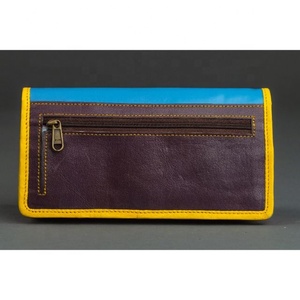 Real Handmade Recycled Animal Print Fur Leather Women Clutch Stylish Stubby Rainbow Color Multiuse Purse ATM <b>Card</b> <b>Holder</b> <b>Wallets</b> - Product Image 2
