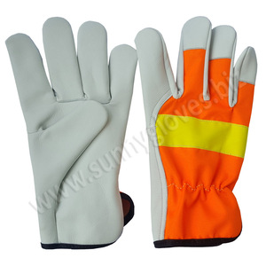 Guantes de cuero para trabajo de cabra, guantes de trabajo de Cuero 100% para conductores de jardinería, baratos, de Sunny - Product Image 2