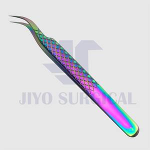 Pince à épiler de précision chirurgicale Jiyo en acier inoxydable, outil cosmétique modèle EE-14 pour extensions de cils et soins de beauté - Product Image 5