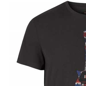 T-shirt décontracté à imprimé écran, pour hommes et garçons, design personnalisé, col ras du cou, Style décontracté, confortable, noir, comme besoin du client - Product Image 6