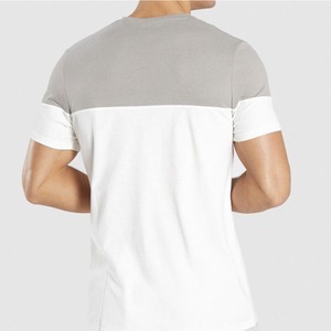 100% Premium coton Sportswear hommes Sportswear T-shirt en gros serré à manches courtes T-shirt - Product Image 2