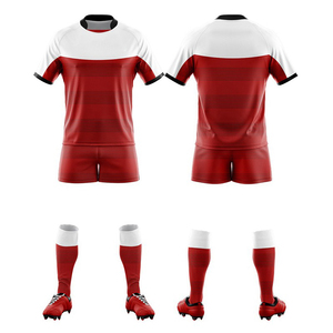 New Arrival Customizable Rugby Uniform <b>2</b>-<b>Piece</b> <b>Set</b> Breathable with OEM Design & Logo for Team Wear - Product Image 2
