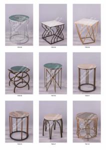 Modern <b>Marble</b> <b>Coffee</b> <b>Table</b> <b>Set</b> Removable Design for Diwali Retirement Home Hotel Decor Eco-Friendly Durable Living Room Side - Product Image 2