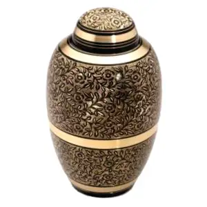 Latest Design Metal Human Ashes Jar Modern Aluminum Cremation Urn For Storing Ashes Best Funeral Suppliers In India