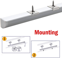 Bande lumineuse led d'angle en aluminium, m, haute qualité