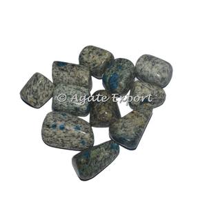 Piedra semipreciosa para manualidades, piedras curativas K2, piedra pulida de jaspe - Product Image 1
