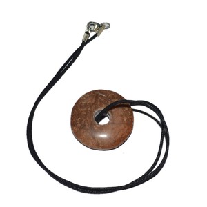 Best Saler of Peach Aventurine Donuts Pendants : Peach Aventurine Donuts Pendants for Sale - Product Image 1