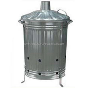 Incinérateur de jardin en métal galvanisé Incinérateur de déchets de jardin Poubelle Incinérateur de jardin en métal Can a Prix de gros - Product Image 4