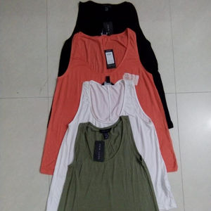 Lote de Blusas Casuales de Verano para Mujer, Sin Mangas, Cuello Redondo, Estilo Urbano, Excedentes de Producción de Bangladesh - Product Image 1