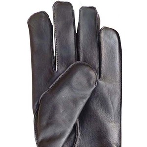 Gants de moto en cuir non doublés, compatibles écran tactile, en peau de mouton véritable de haute qualité, unis, pour hommes, printemps-été - Product Image 4