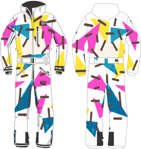 Traje Retro de esquí y nieve con diseño personalizado, traje de esquí con aislamiento sintético de alta calidad, carreras, senderismo y salto, precio al por mayor - Product Image 6