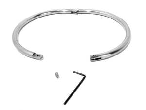 Bondage Gear Matte Shiny Satin Eternity Collar de bloqueo Acero inoxidable Grado quirúrgico-Fabricante al por mayor - Product Image 6