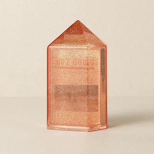 ลูกโลกหิมะอะคริลิคใสประกายกลิตเตอร์รูปทรงคริสตัล ใส่รูปภาพ Fujifilm Mini Instax ได้สองรูป - Product Image 4