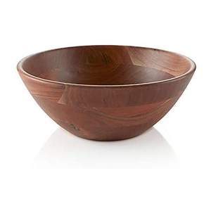 Bol à salade en bois Design multi-taille, 1/2 pièces, service en bois, vaisselle ultra fine et à savon - Product Image 3