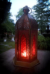 Oriental Metal/glass <b>Lantern</b> in <b>Moroccan</b> Design <b>Lantern</b> - Product Image 4