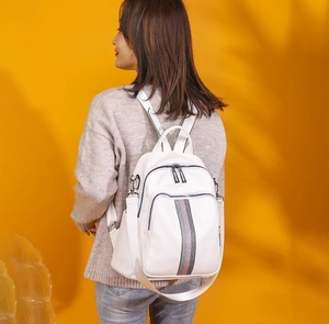 leather <b>small</b> MINI lady <b>backpack</b> set for girl - Product Image 3