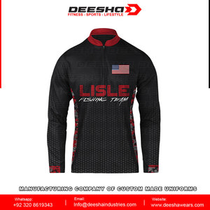 เสื้อตกปลาซิป1/4ป้องกันรังสียูวีระบายอากาศได้ดีเสื้อ100% โพลีเอสเตอร์คอตั้งเสื้อกลางแจ้งกันน้ำไซส์พิเศษ - Product Image 2