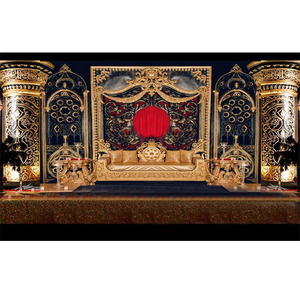Décor de scène de mariage antique décor de scène de mariage américain de luxe décor de scène de mariage musulman exclusif - Product Image 1