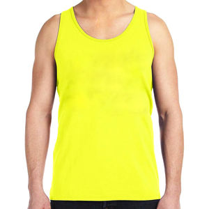 Camiseta de entrenamiento de tela transpirable para hombre, top de gimnasio liso de alta calidad, venta al por mayor - Product Image 4