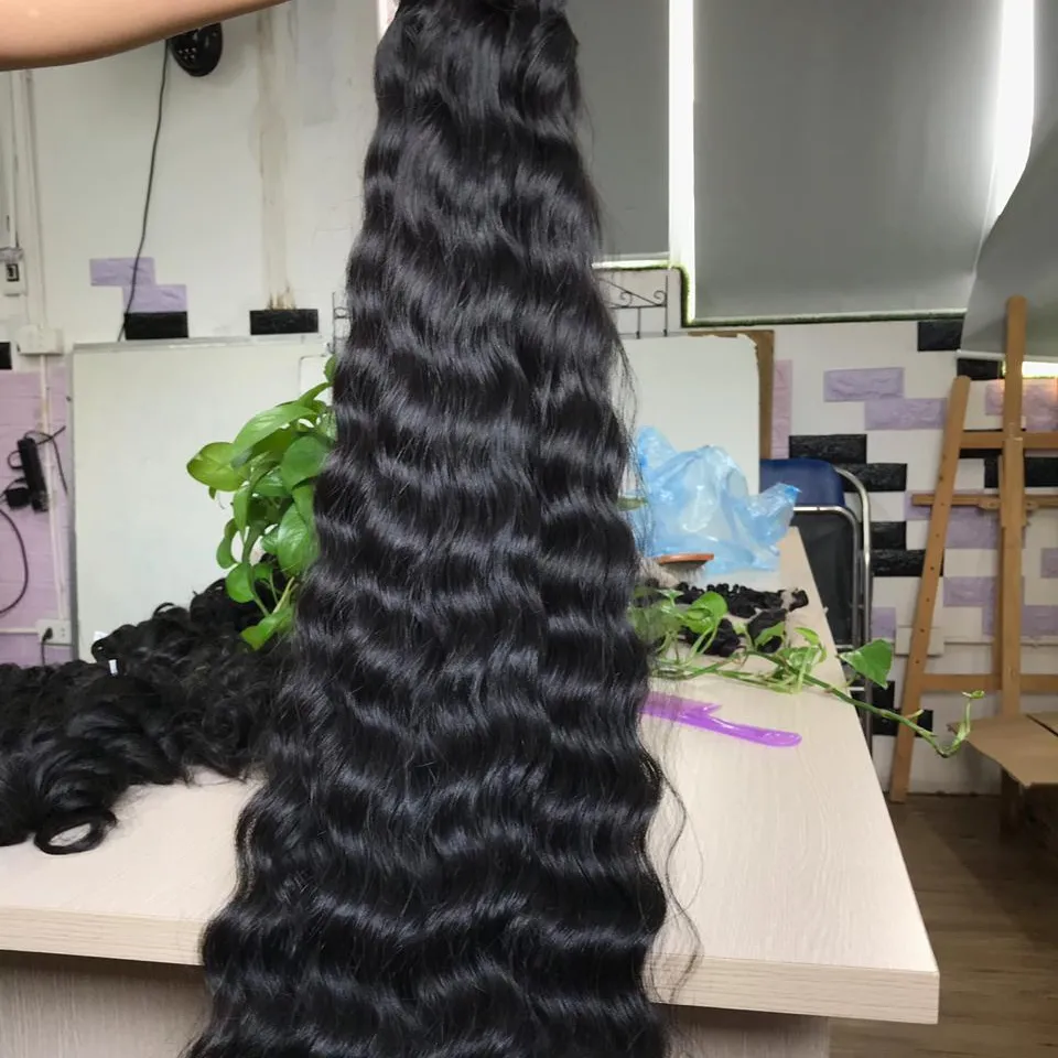 La migliore qualità di capelli ondulati Cambogiano dei capelli umani di vendita In Nigeria, Sud Africa, senegal... estensioni dei capelli ondulati