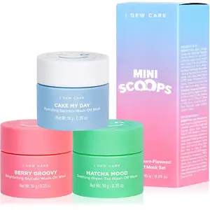 korean cosmetics I Dew Care Mini Scoops Wash-Off Mask Set Skin Care face mask set