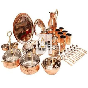 เหยือกทองแดงโบราณสำหรับเสิร์ฟเหยือกเสิร์ฟทำจากทองแดงขัดเงาแบบคลาสสิก - Product Image 6