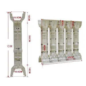 Plastik Beton Kolom Cetakan dari Gaya Romawi Balustrade