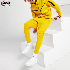 Chaqueta Deportiva con Capucha y Cremallera para Hombre, 100% Algodón, Corte Regular, Chándal para Correr, Informal, Deportivo, para Invierno, Talla Grande - Product Image 2