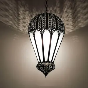 Arap Dubai güneydoğu asya tay tarzı balon asılı ışık fas avize lamba
