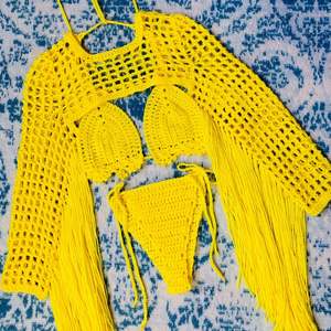 elegantHandmade Cotton New Style New Design Oversize Blaze Crochet <b>Bikini</b> Setbeautiful - Product Image 1