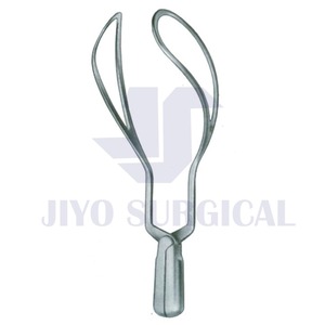 Forceps Obstétricaux Réutilisables en Acier Inoxydable Certifiés CE Allemagne 28 cm, Pince pour Procédures Gynécologiques, Source d'Alimentation Manuelle - Product Image 6