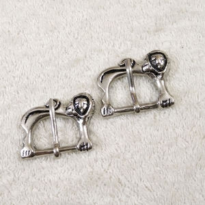 Tiger Touch Late Medieval Durable Cobre Espada Colgante Hebilla Ajuste Plata de La Plata de la primavera - Product Image 1