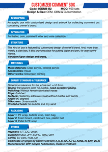 Customized Comment Box from Best supplier - Product Image 5