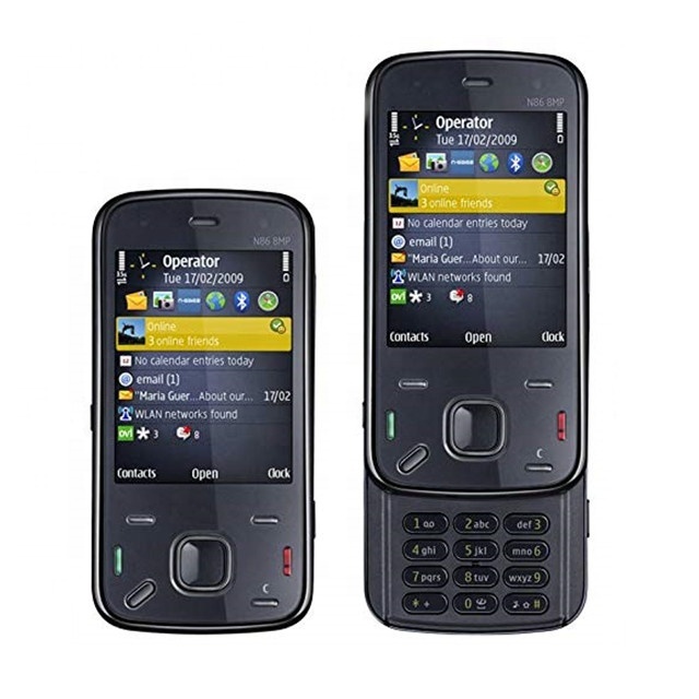 Free Shipping for Nok N86 Factory Unlocked Original Simple Cheap 3G Classic Slider Unlocked Mobile Cell Phone by Post