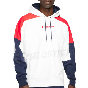 Sudadera con capucha personalizable a granel de algodón negro pesado de gran tamaño para hombre con estampado en relieve cremallera de cara completa MOQ bajo para invierno - Product Image 1