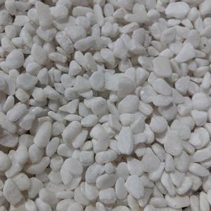 Pure White Tumbled Snow White Pebble ขนาดเล็ก - Product Image 1