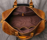 Grand sac de voyage en cuir véritable pleine fleur de style vintage personnalisable sac de sport personnalisé pour garçons d'honneur cadeau de bonbons pour hommes