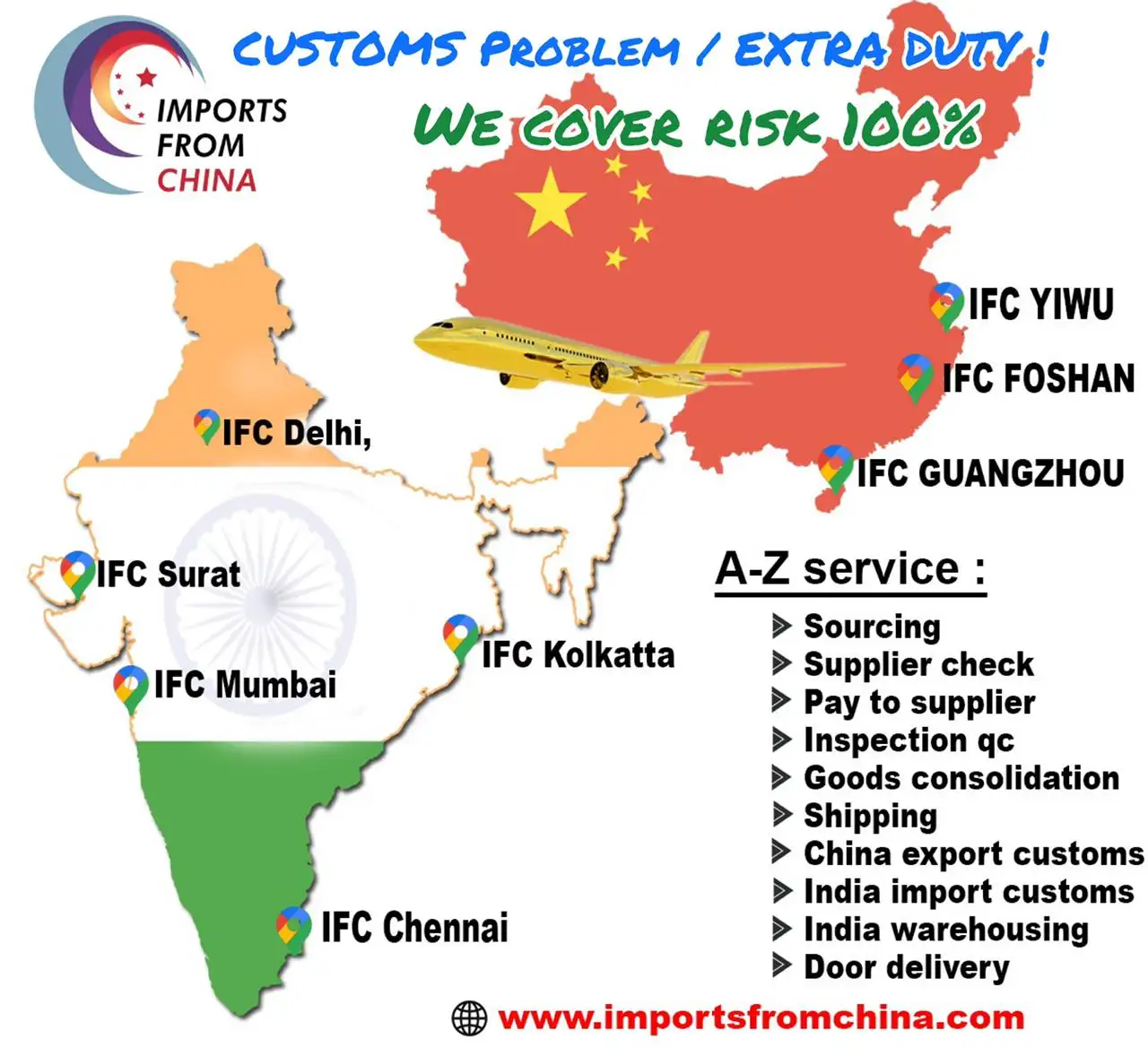 Trung Quốc Đến Ấn Độ Logistics | Bảo Hiểm Cho Nhà Nhập Khẩu Hải Quan Thêm Thuế | Đại Lý Vận Chuyển | Vận Chuyển Hàng Hóa Giao Nhận | Biển Phí Cửa